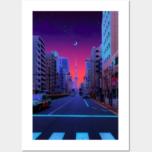 Moon Street (Tokyo) Posters and Art